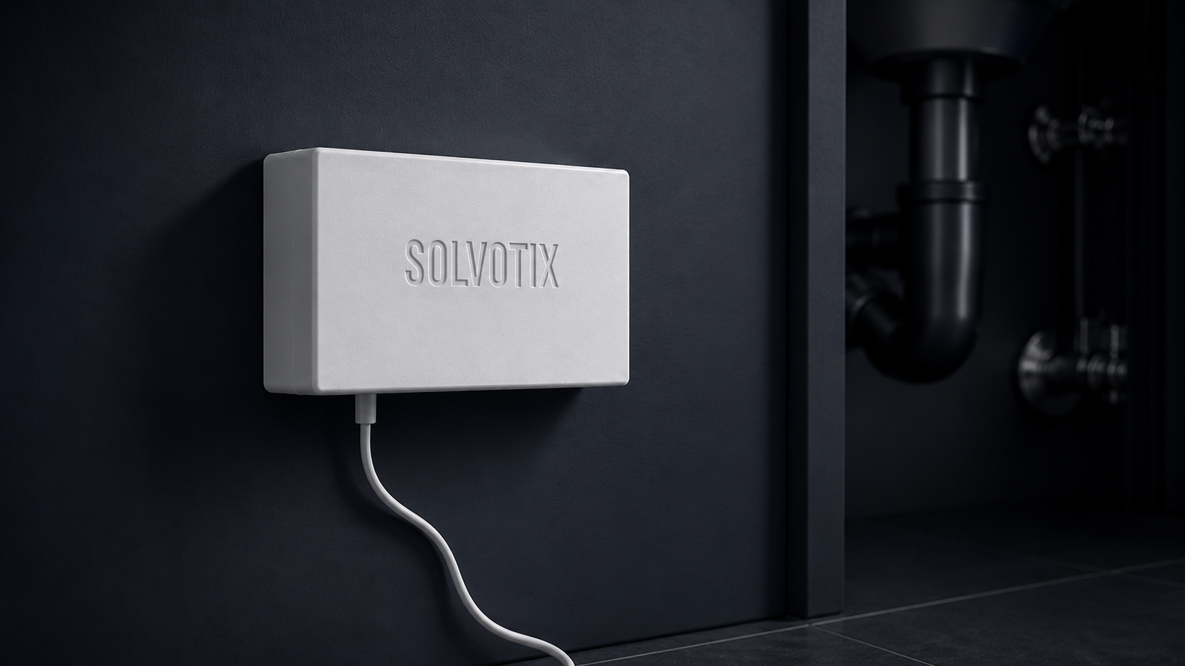 Solvotix vesitunnistin vuotoanturin johdolla